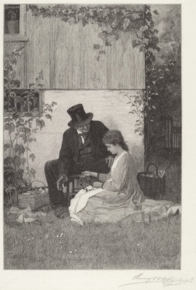 A New England Peddler by Henry Wolf