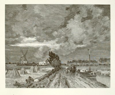 Approaching Storm (Canal St. Omer) by Henry Wolf