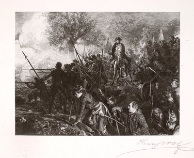 Frederick and His Men at Hochkirch by Henry Wolf
