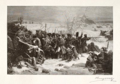 Marshal Ney Sustaining the Rear Guard by Henry Wolf
