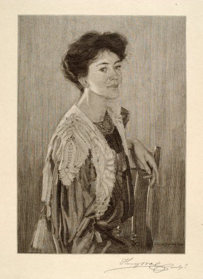 Mrs. Edmund F. Harding by Henry Wolf
