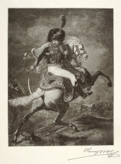Officer of the Mounted Chasseurs by Henry Wolf