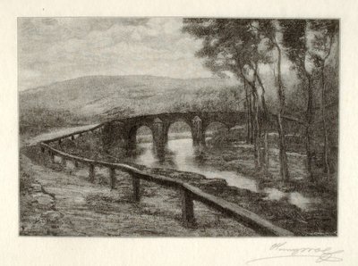 Old Normandy Bridge by Henry Wolf