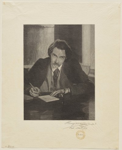 Robert Louis Stevenson by Henry Wolf
