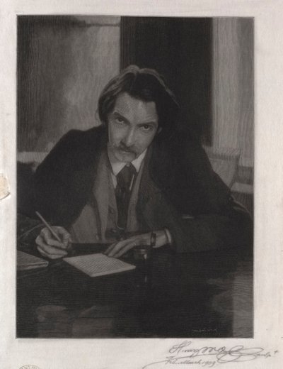 Robert Louis Stevenson by Henry Wolf