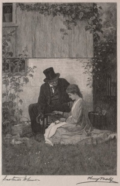 The New England Peddler by Henry Wolf