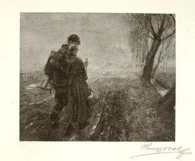 The Walk to Bethlehem by Henry Wolf