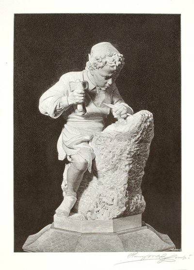 Young Michelangelo by Henry Wolf