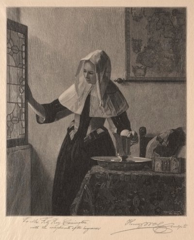 Young Woman at a Window by Henry Wolf