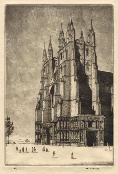 Canterbury Cathedral by Herbert Gordon Warlow