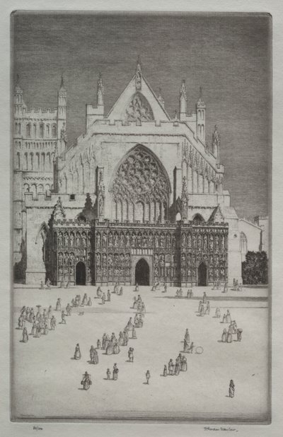 Exeter Cathedral by Herbert Gordon Warlow