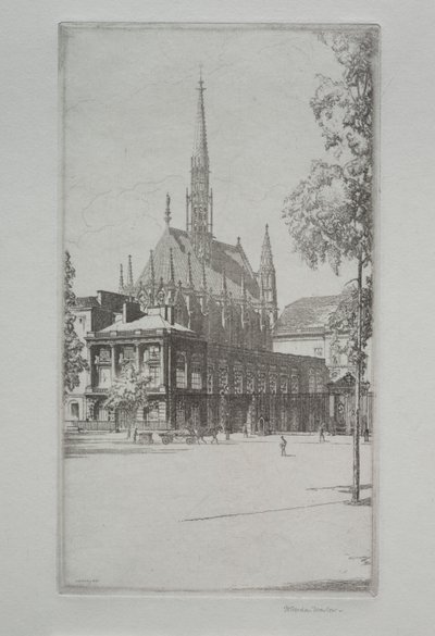 St. Chapelle, Paris by Herbert Gordon Warlow