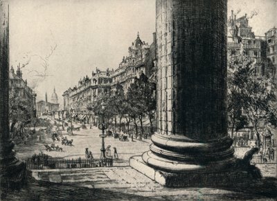 View from the Madeleine, 1915 by Herbert Hillier