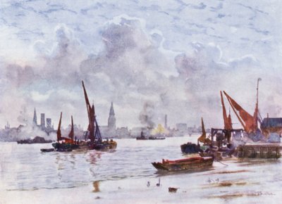 Battersea Reach by Herbert Menzies (after) Marshall