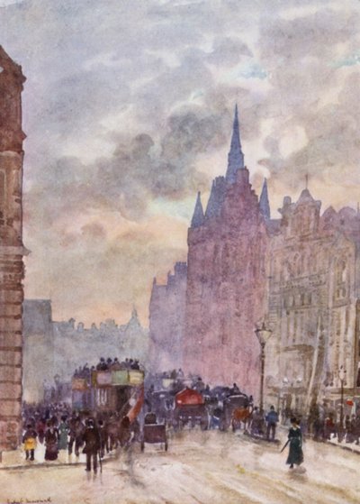 Holborn Hill by Herbert Menzies (after) Marshall