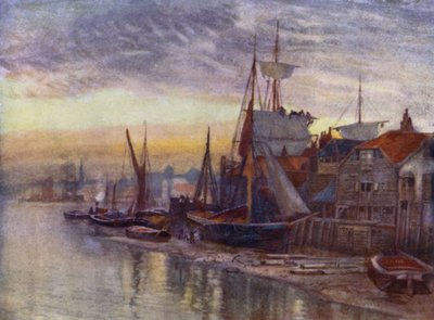 Old Essex Wharf by Herbert Menzies (after) Marshall