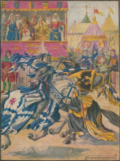 Jousting Match, 1929 by Herbert Oakes Jones