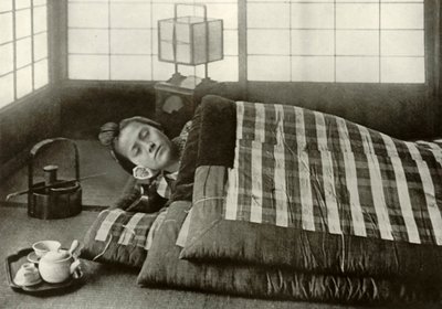 Bed-Time in Japan, 1910 by Herbert Ponting