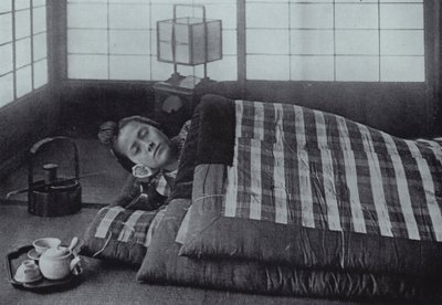 Bedtime in Japan by Herbert Ponting