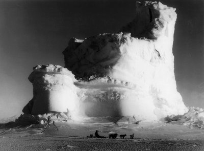 Ice castle, Antarctica by Herbert Ponting