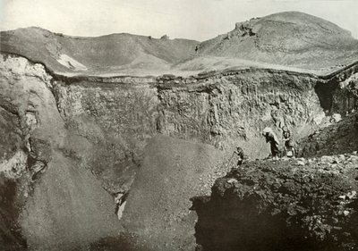 The Holy Crater of Fuji-San, 1910 by Herbert Ponting