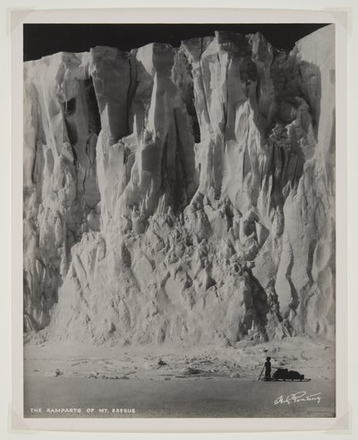 The Ramparts of Mt. Erebus by Herbert Ponting