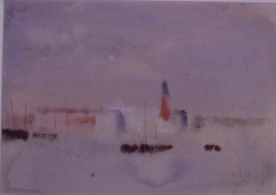 Venice from the Lagoon by Hercules Brabazon Brabazon