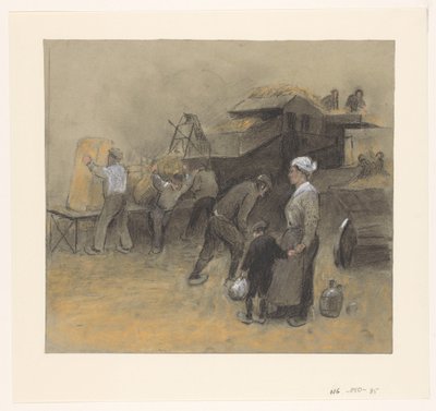 Grain Harvest by Herman Heijenbrock (possibly)