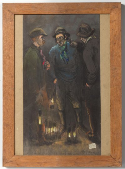 The Mine Lampist by Herman Heijenbrock