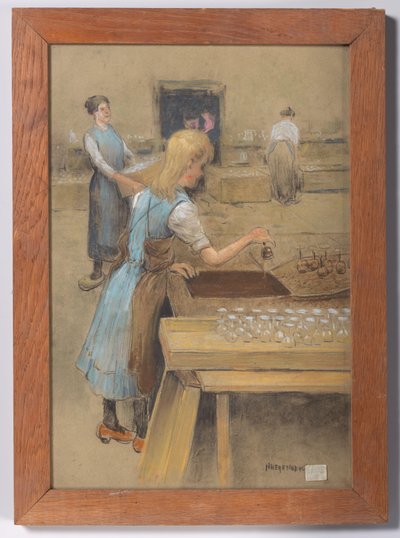 Dipping Glasses in an Asphalt Bath by Herman Heijenbrock