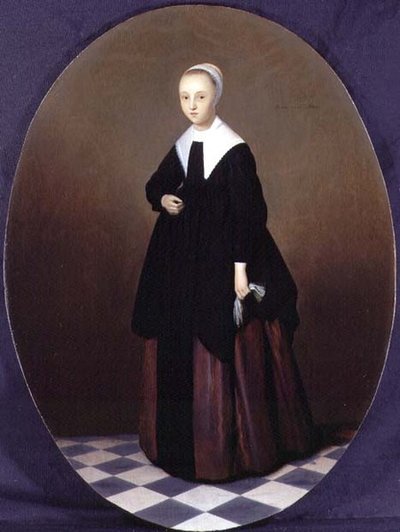 Portrait of a Young Girl by Herman Mijnerts Doncker