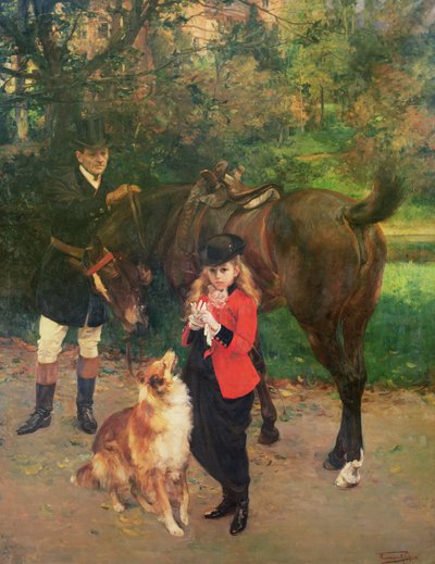 The Young Horsewoman by Herman Richir