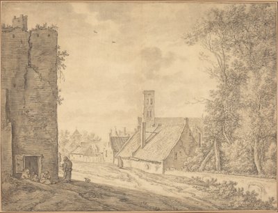Village Landscape by Herman Saftleven