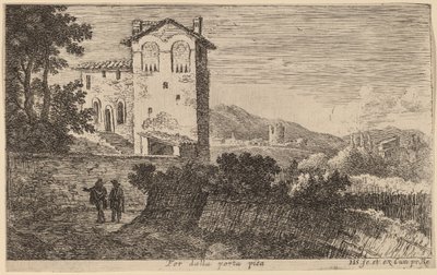 Villa Outside the Porta Pia by Herman van Swanevelt