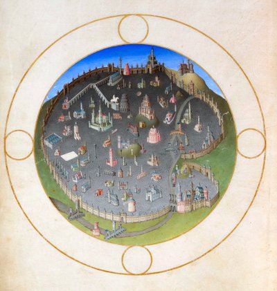 A plan of Rome by Hermann Limbourg