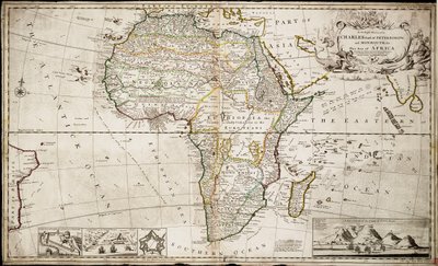 Map of Africa, c.1715 by Hermann Moll
