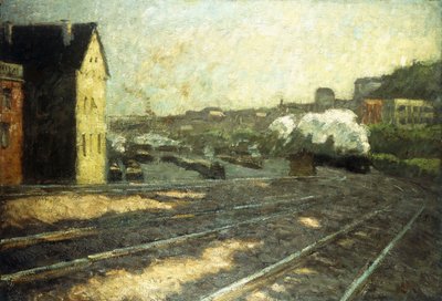 Entering the Station by Hermann Pleuer
