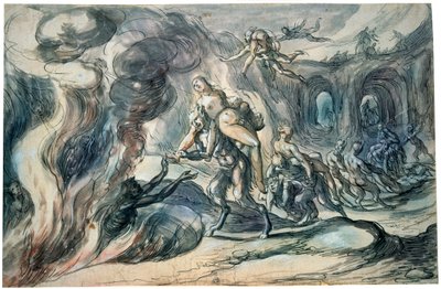 Eurydice in Hell by Hermann Weyer