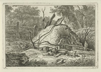 Oven with Shovel by Hermanus Fock