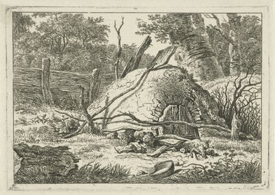 Oven with Shovel by Hermanus Fock