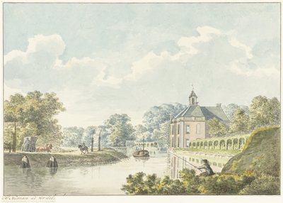 The House Rupelmonde on the Vecht by Hermanus Numan