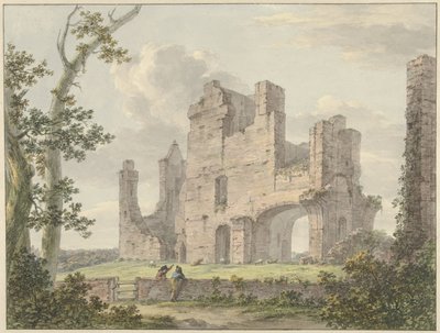 Ruins of the Abbey of Rijnsburg by Hermanus Numan