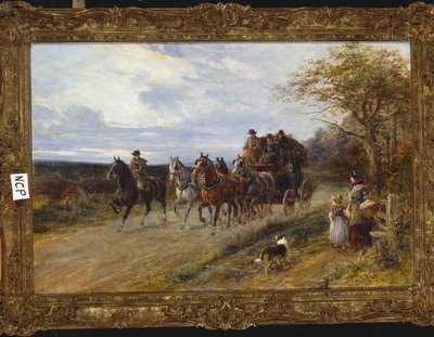A Passing Coach by Heywood Hardy