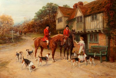 A Refresher at the Dragon by Heywood Hardy