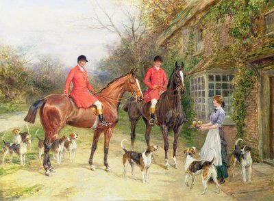 A Stop at the Fox Inn by Heywood Hardy