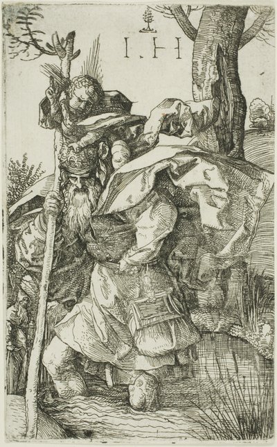 Saint Christopher by Hieronymous Hopfer