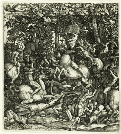The Battle by Hieronymous Hopfer