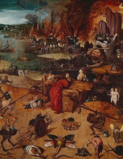 The Temptation of Saint Anthony by Hieronymus Bosch