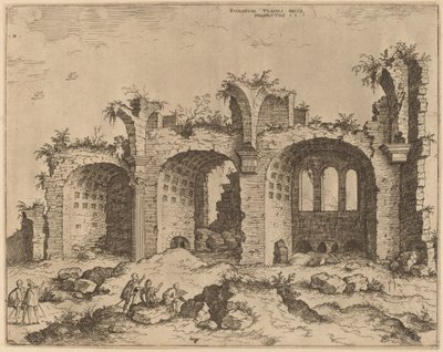The Basilica of Constantine by Hieronymus Cock