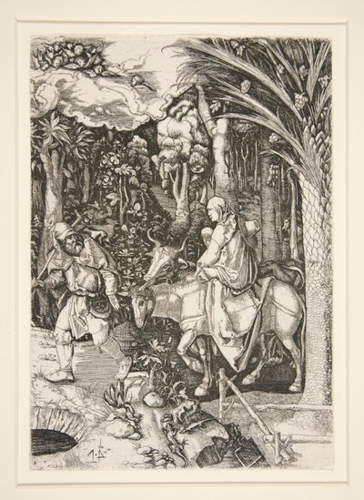 The Flight into Egypt by Hieronymus Hopfer